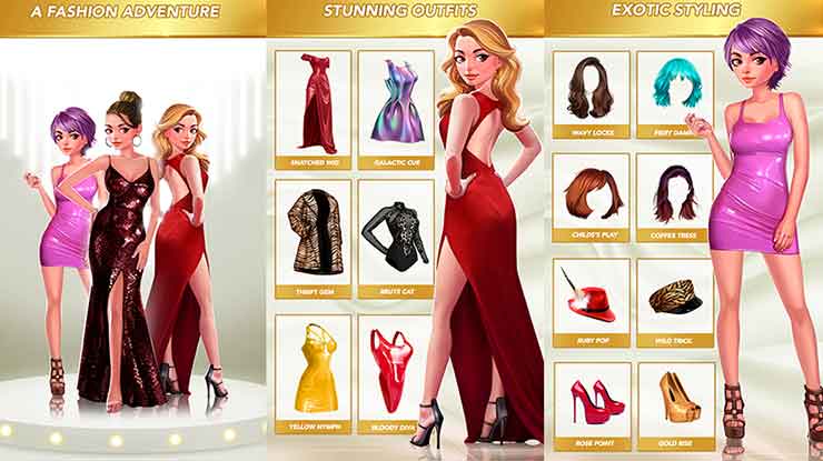 8. GLAMLAND Fashion Games