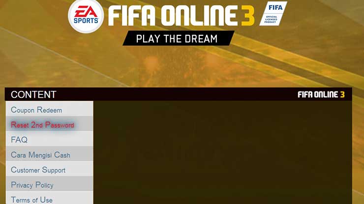 Cara Mengatasi Lupa Security Question FIFA Online 3