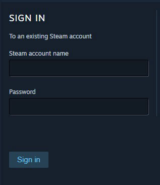 Login Steam Lewat Website