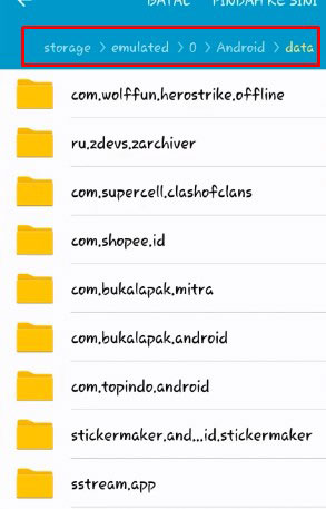 5. Setelah proses ekstrak sudah selesai akan ada 3 file