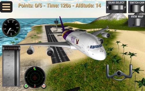 Flight Simulator Fly Plane 3D