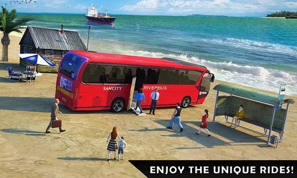 River Bus Driver Tourist Coach Bus Simulator