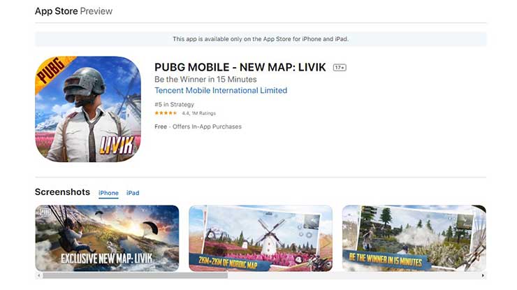 Cara Memperbarui PUBG Mobile di HP iOS