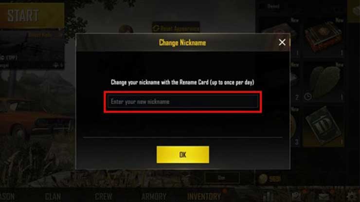 Cara Mengganti Nama di PUBG Mobile