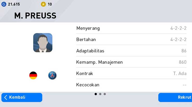 Jika sudah silahkan klik Rekrut