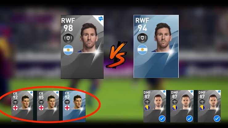 Perbedaan Pemain Carry Over dan Pemain Base di PES Mobile 2020