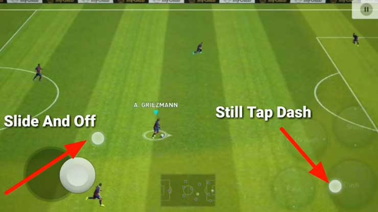 Cara Melakukan Rishing Shot di PES 2020 Android