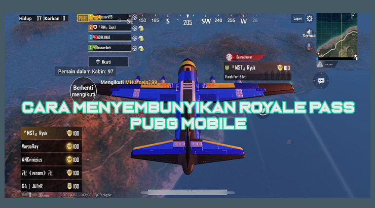 Cara Menyembunyikan Royale Pass Pubg Mobile 1