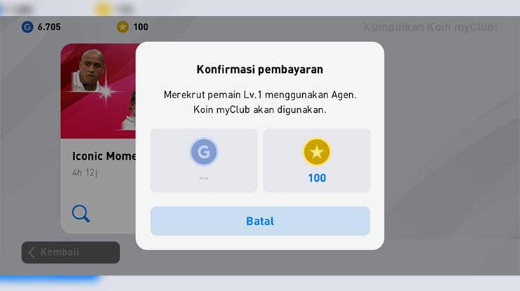 Harga Pemain Sayap Tercepat di PES Mobile 2020