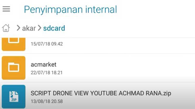 Hasil download Script Drone View Mobile Legends