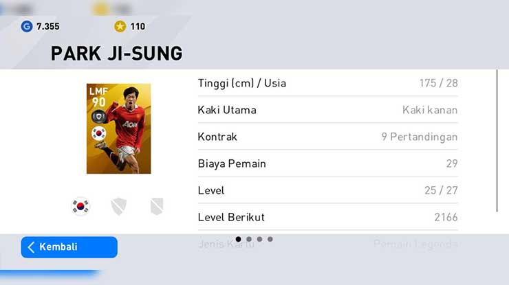 Park Ji Sung Winger Kiri