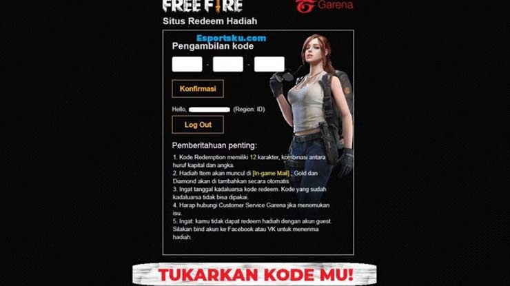 Kode Redeem Free Fire