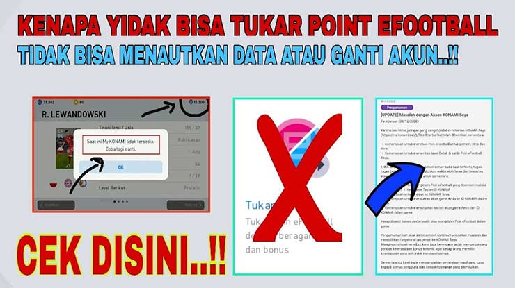 Penyebab Masalah Pada Poin eFootball Terbaru Beserta Cara Mengatasinya
