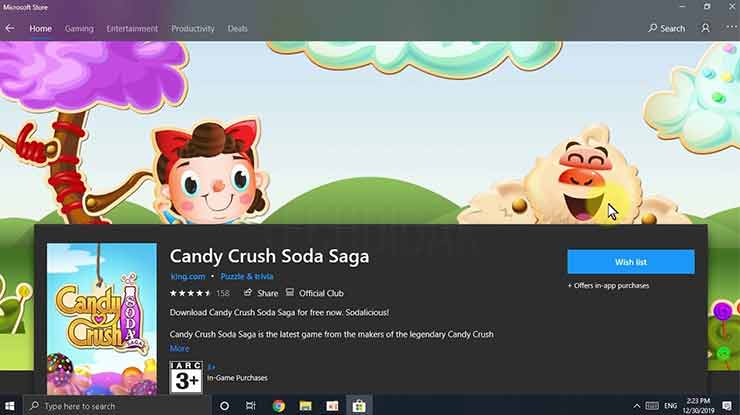 Mendownload Game Lewat Windows Store