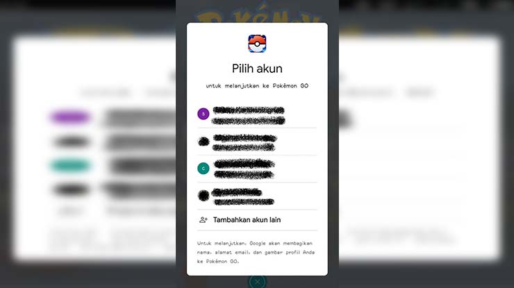 Pilih Akun Gmail