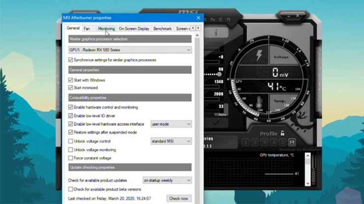 Pilih Tab Monitoring