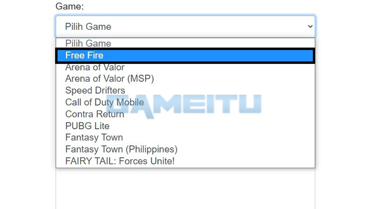 Pilih Free Fire