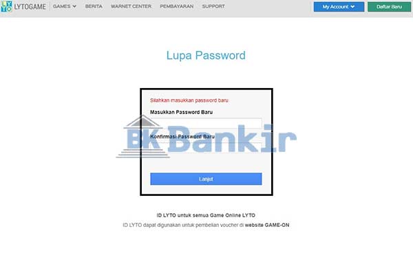 Buat Password Baru