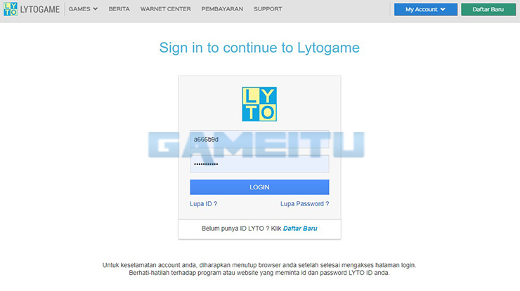 Login Lyto