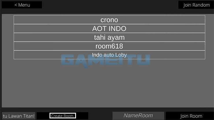 Tap Create Room