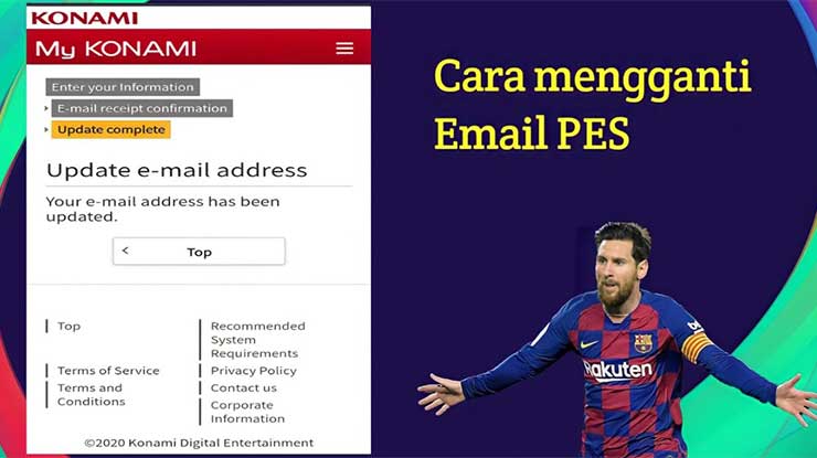 Cara Ganti Email PES 2021 Mobile Akun Lama 100 Aman