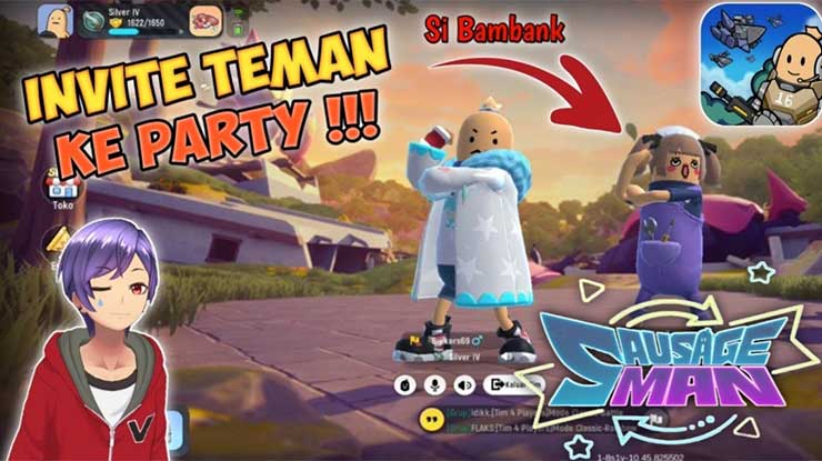 Cara Mabar Sausage Man di Android Tambah Teman