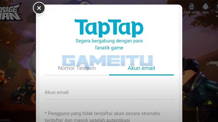 Input Alamat Email