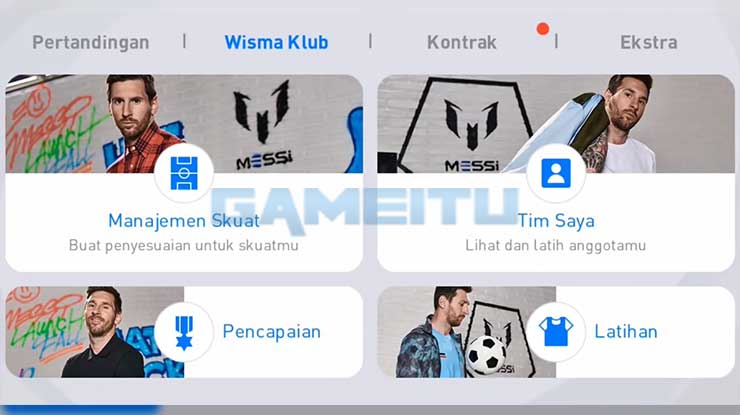 Ganti Tema Pemain di PES 2021 Mobile Berhasil