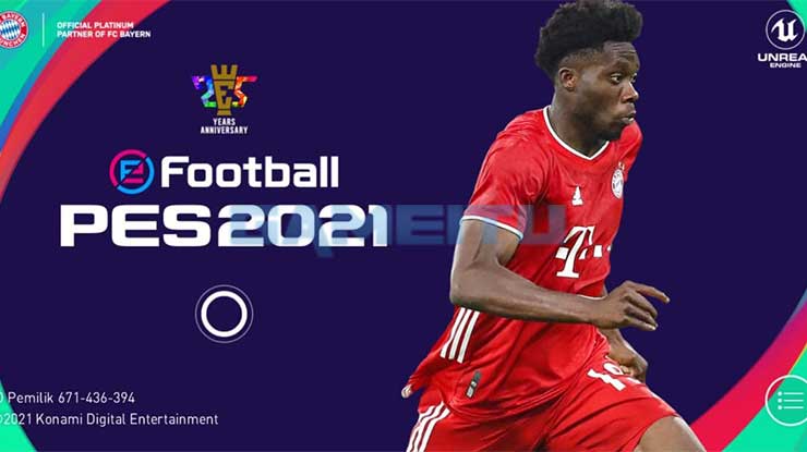 Jalankan PES 2021 Mobile 1