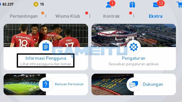 Masuk ke Informasi Pengguna 1