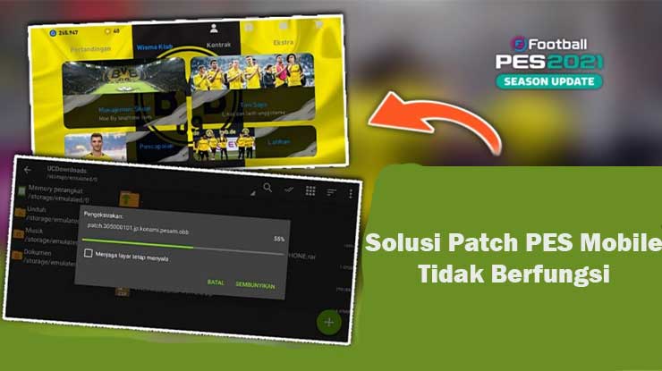 Solusi Patch PES Mobile Tidak Berfungsi