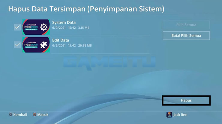 Hapus Sistem Data Edit Data