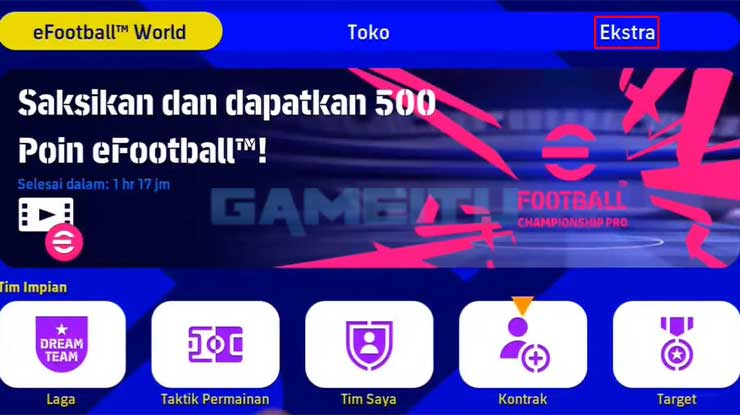 Jalankan eFootball PES Mobile