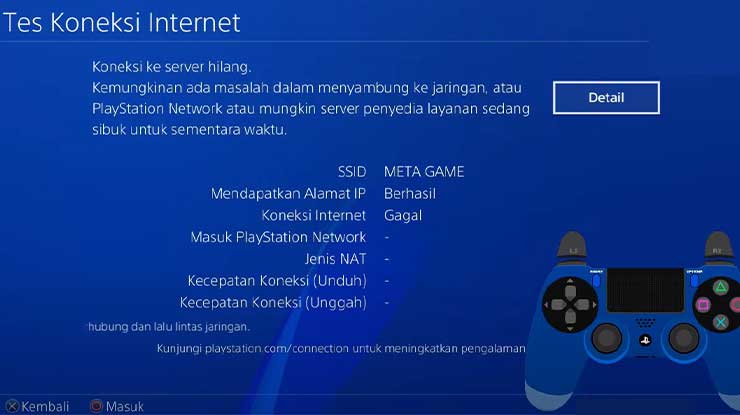 PS4 Tidak Connect Wifi