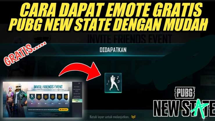 Cara Mendapatkan Emote Gratis PUBG New State Anti Gagal