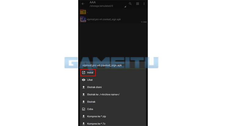 Install Mod APK