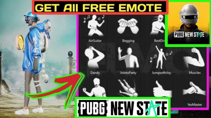 Syarat Klaim Emote Gratis di PUBG New State