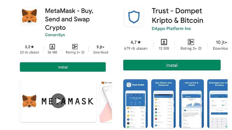 Aplikasi eWallet yang Didukung Thetan Arena