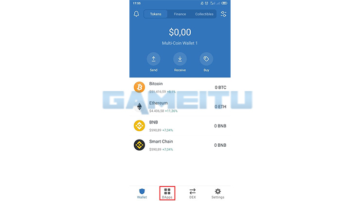 Buka Aplikasi Trust Wallet 1