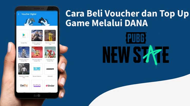 Cara Beli NC PUBG New State Lewat DANA