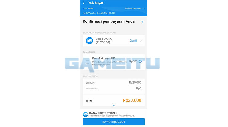 Klik Bayar