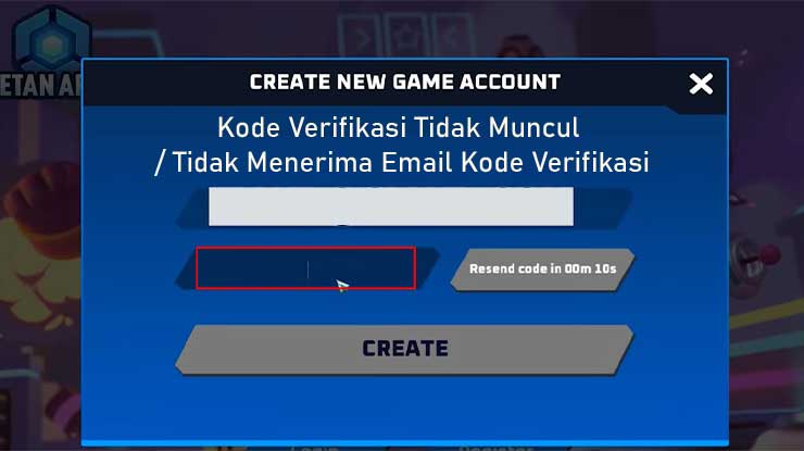 Kode Verifikasi Daftar Thetan Arena Tidak Muncul