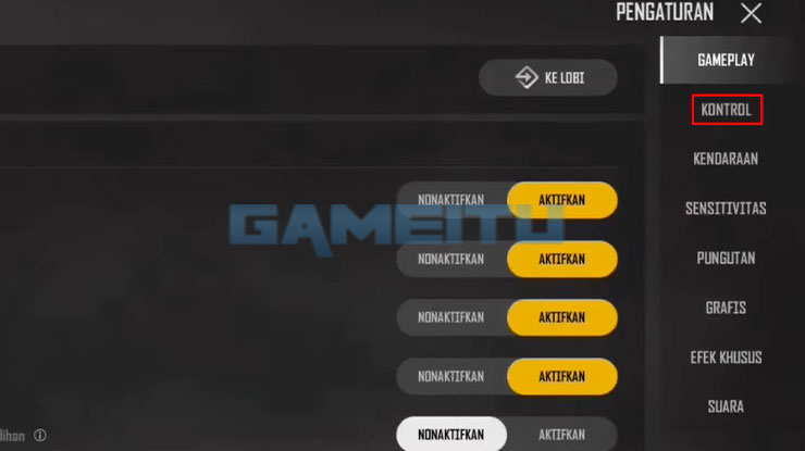 Pilih Kontrol