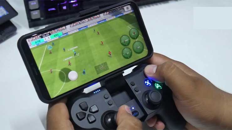 Cara Main PES Mobile Pakai Joystick di Android Tanpa Root