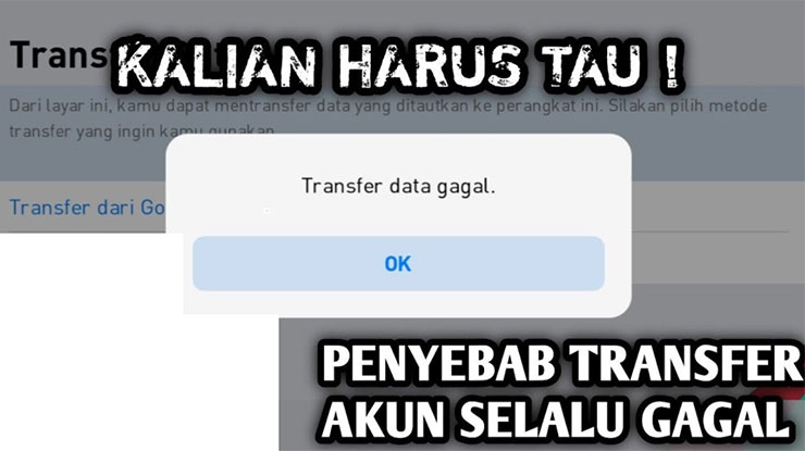 Gagal Transfer Data PES Mobile Penyebab Cara Mengatasi