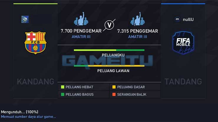 Melakukan Pertandingan