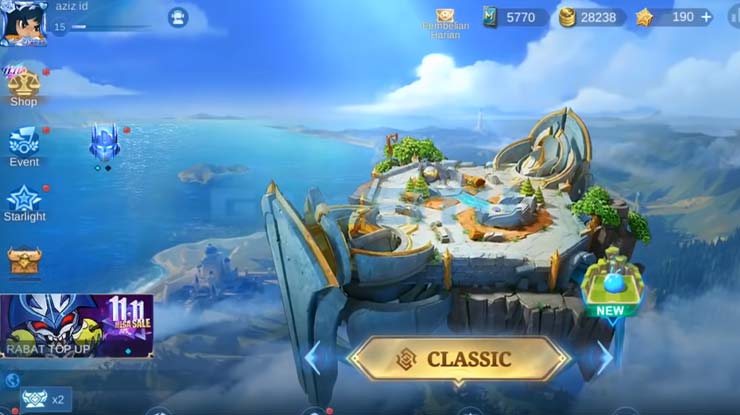 1 Buka Game Mobile Legend