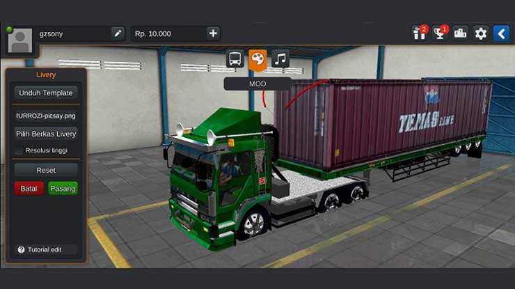 4. Truck Fuso TG 3D Box Full Anim