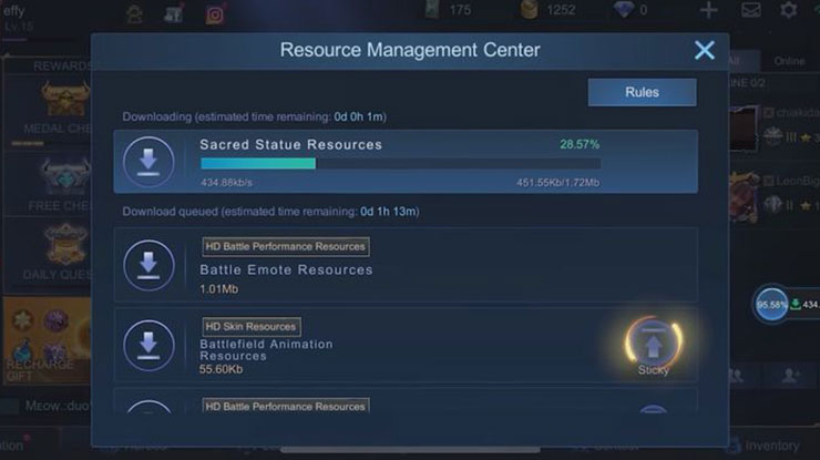 Cara Agar Tidak Download Resource Mobile Legend