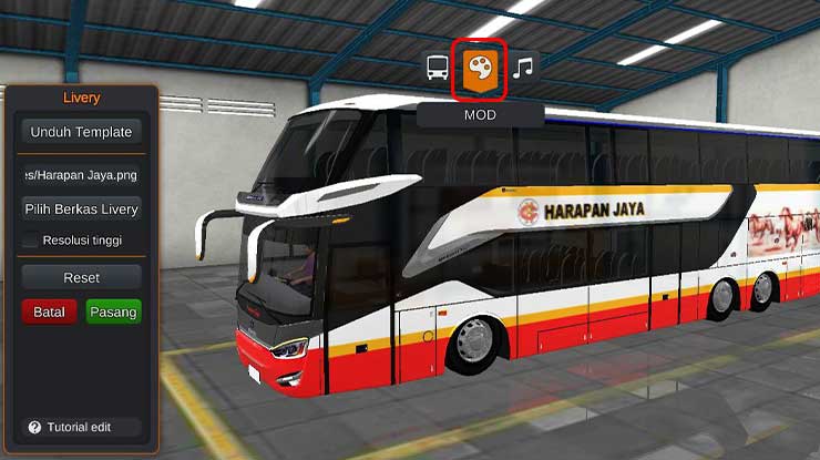 Cara Ganti Livery JB3 Bussid